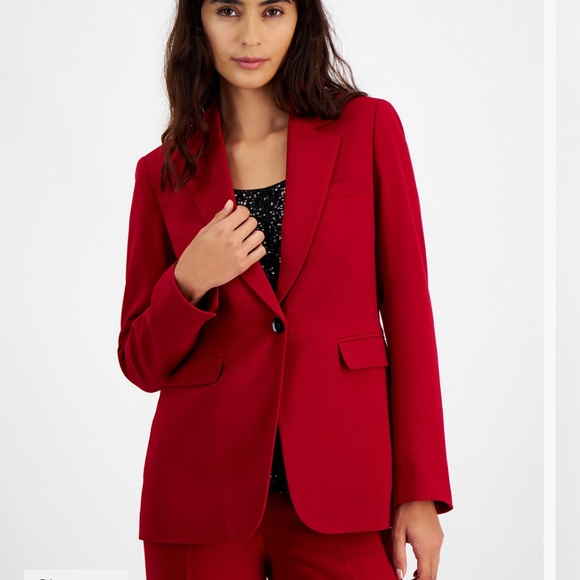 Bar III Red Blazer - Picture 1 of 6
